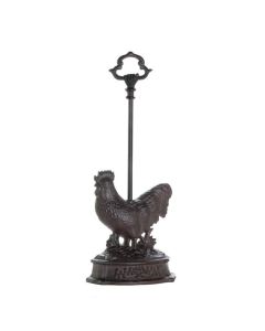 ROOSTER DOOR STOPPER WITH HANDLE